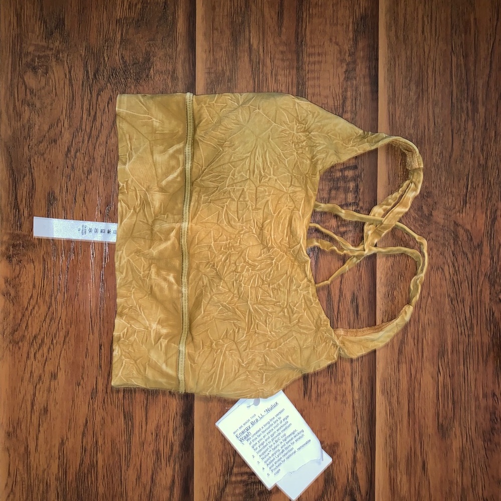 Lululemon Tie Dye Energy Bra LL *Nulux